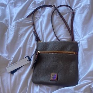 BRAND NEW! Dooney & Bourke double zip crossbody